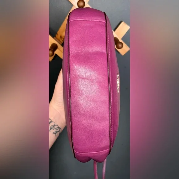 Coach Chelsea, 2way Smooth Purple Calf Leather Bag (2015) - 37018 - Picture 12 of 16